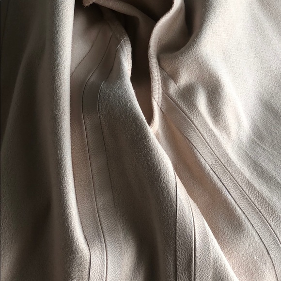 Zara Blush Faux Leather Waterfall Jacket - Picture 6 of 6